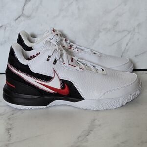 Nike Zoom Lebron NXXT Gen AMPD First Game Mens Sneakers Shoes Red White Size 10